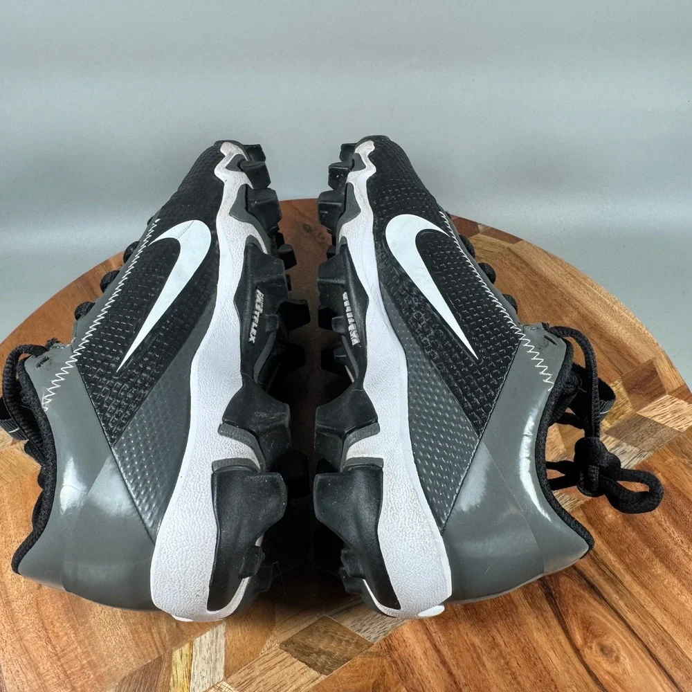 Nike Vapor Ultrafly 4 Keystone Kids Baseball Cleats Black Grey DH5089-010 1.5Y